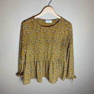 Braeve Floral Peplum Top